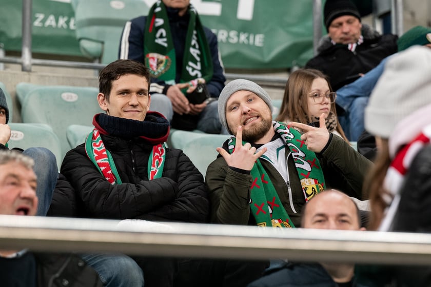 Mecz Śląsk Wrocław - Stal Rzeszów na Tarczyński Arena 8 grudnia 2025 r.