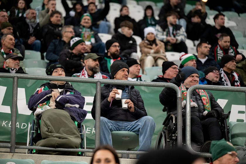 Mecz Śląsk Wrocław - Stal Rzeszów na Tarczyński Arena 8 grudnia 2025 r.