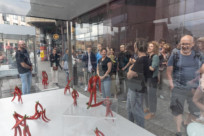 Gabloty przy ul. Oławskiej - Festiwal Wysokich Temperatur