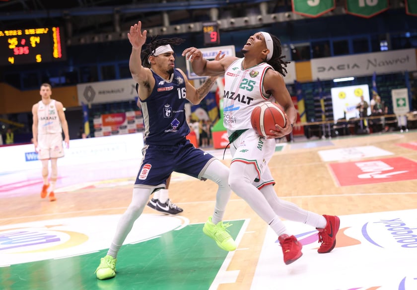 Mecz Orlen Basket Ligi - Śląsk Wrocław - Dziki Warszawa w hali Orbita (23 grudnia 2025 r.).