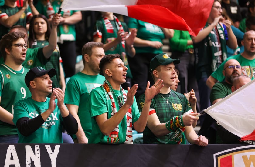 Mecz Orlen Basket Ligi - Śląsk Wrocław - Dziki Warszawa w hali Orbita (23 grudnia 2025 r.).
