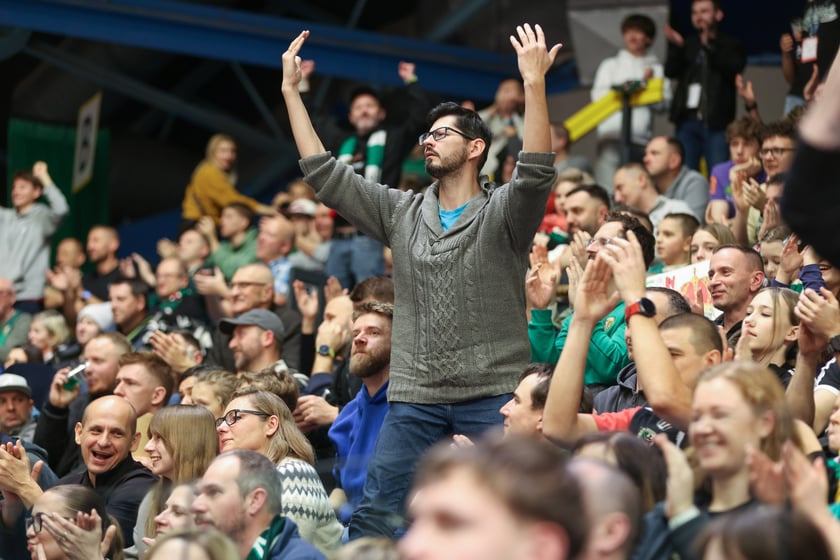 Mecz Orlen Basket Ligi - Śląsk Wrocław - Dziki Warszawa w hali Orbita (23 grudnia 2025 r.).