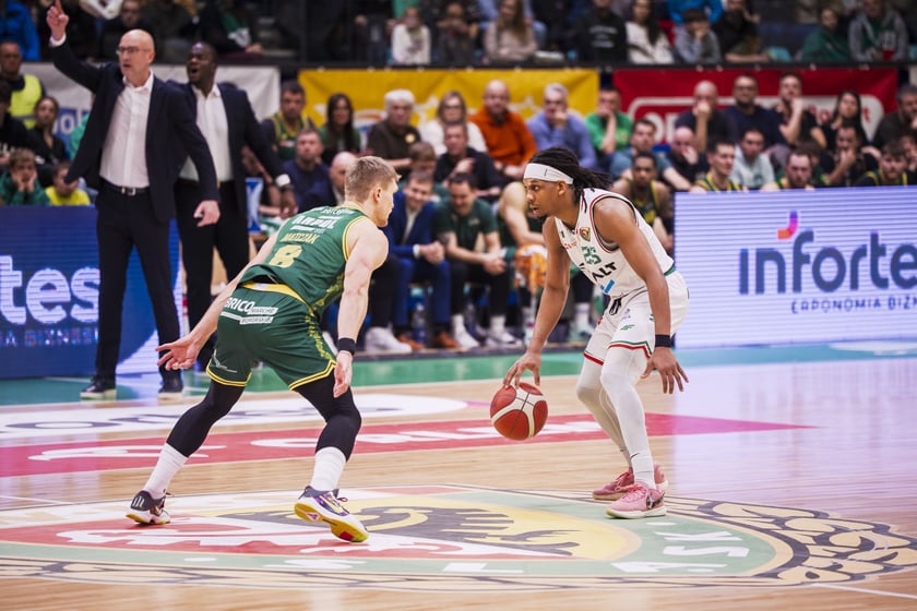 Mecz koszykówki - Śląsk Wrocław - Zastal Zielona Góra - 2 stycznia 2026 r., hala Orbita