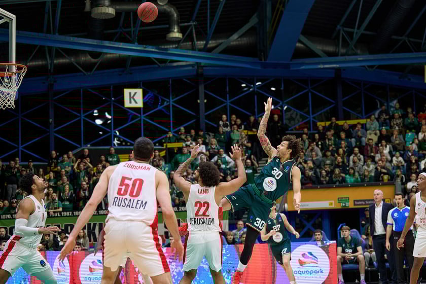 Mecz koszykówki Śląsk Wrocław - Hapoel Midtown Jerozolima 6 stycznia w hali Orbita.