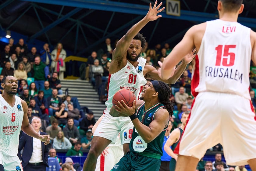 Mecz koszykówki Śląsk Wrocław - Hapoel Midtown Jerozolima 6 stycznia w hali Orbita.
