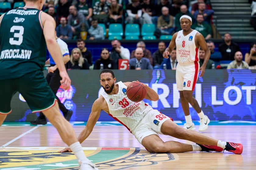 Mecz koszykówki Śląsk Wrocław - Hapoel Midtown Jerozolima 6 stycznia w hali Orbita.