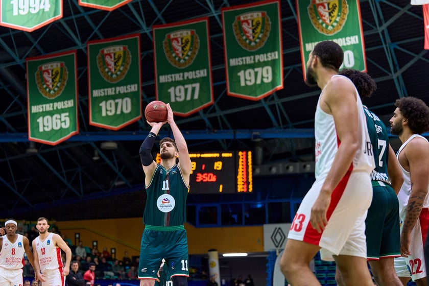 Mecz koszykówki Śląsk Wrocław - Hapoel Midtown Jerozolima 6 stycznia w hali Orbita.