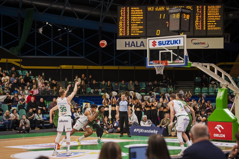 Mecz koszykówki - Śląsk Wrocław - Miasto Szkła Krosno, 11 stycznia 2026 r.