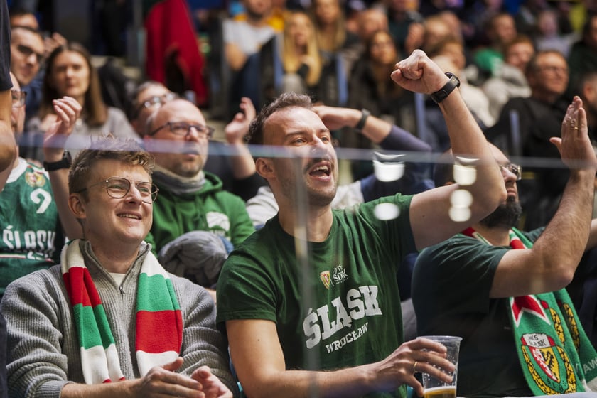 Mecz koszykówki - Śląsk Wrocław - Miasto Szkła Krosno, 11 stycznia 2026 r.