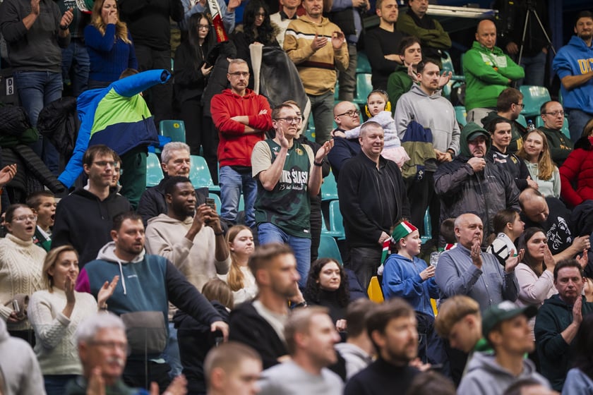 Mecz koszykówki - Śląsk Wrocław - Miasto Szkła Krosno, 11 stycznia 2026 r.