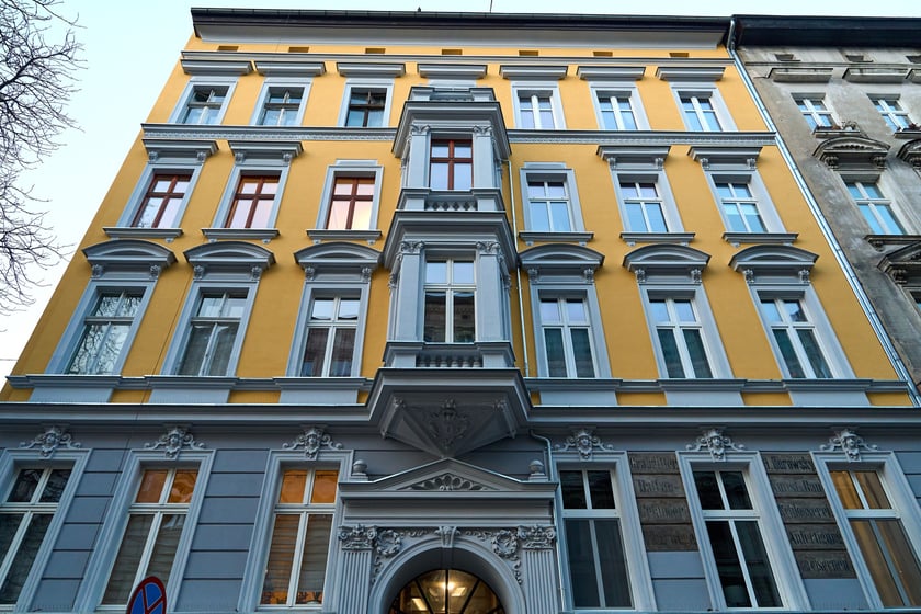 XIX-wieczna kamienica przy ul. Cybulskiego 19 po remoncie