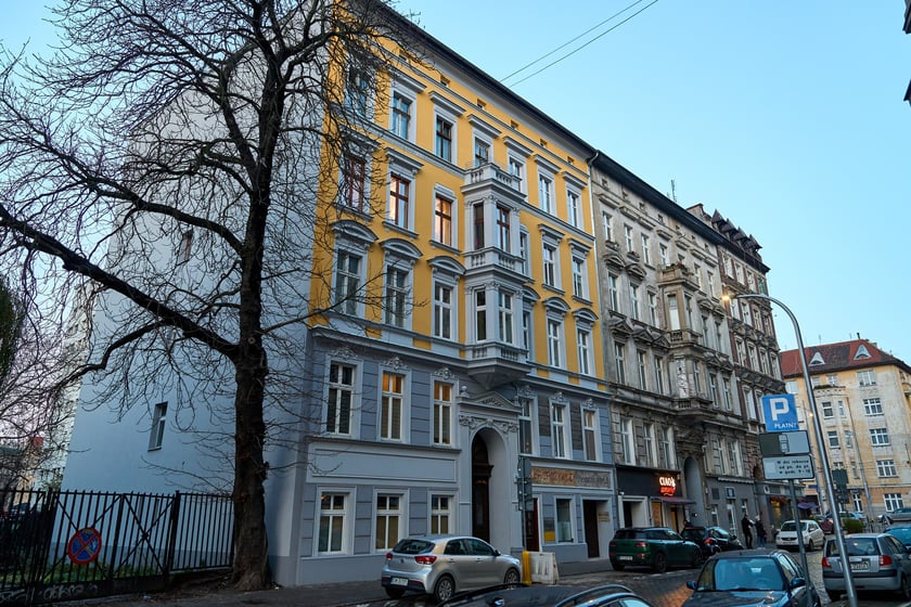 XIX-wieczna kamienica przy ul. Cybulskiego 19 po remoncie