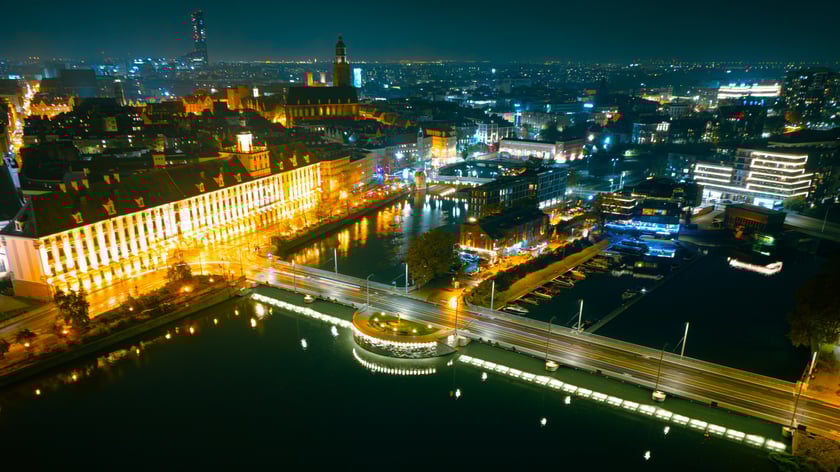 Iluminacja Mostów Uniwersyteckich