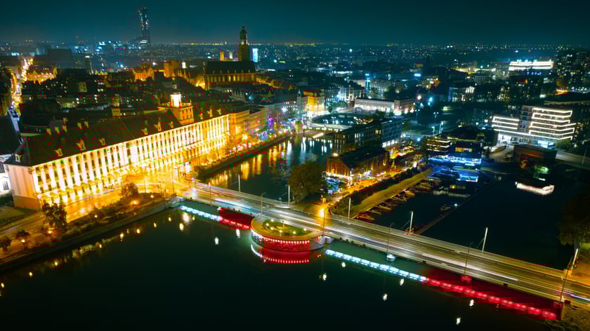 Iluminacja Mostów Uniwersyteckich