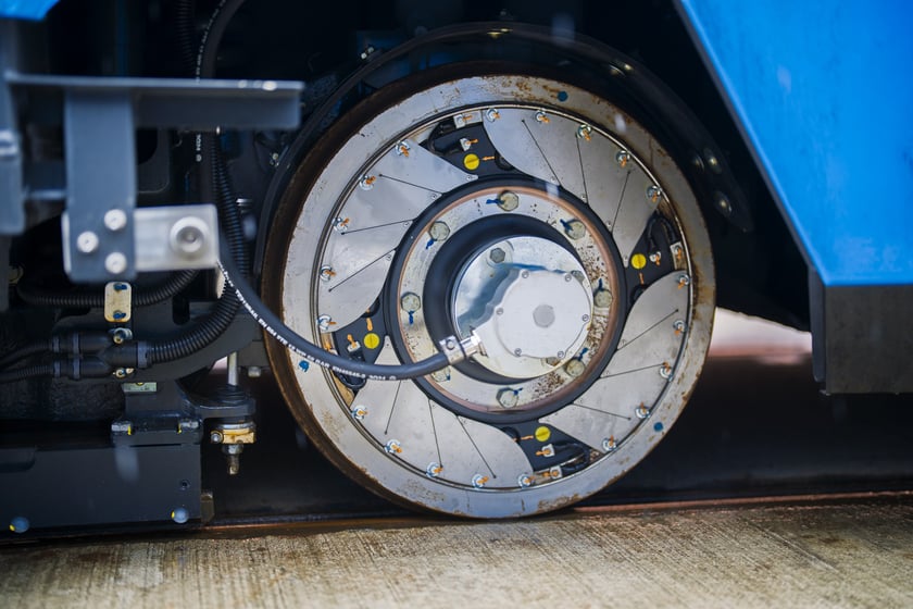 Nowy tramwaj PESA 146N Twist dostarczony do zajezdni MPK Borek z Bydgoszczy.