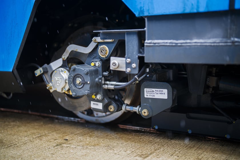 Nowy tramwaj PESA 146N Twist dostarczony do zajezdni MPK Borek z Bydgoszczy.