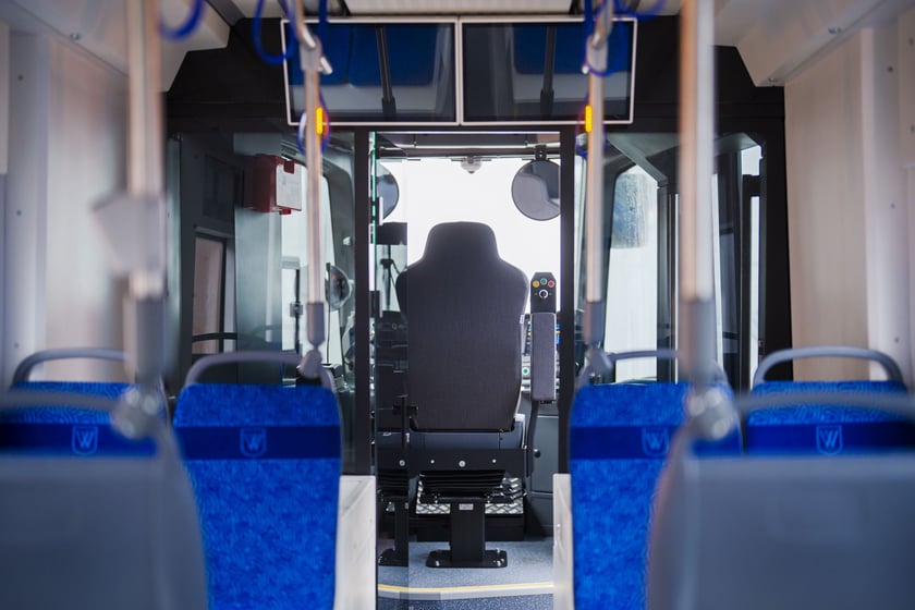 Nowy tramwaj PESA 146N Twist dostarczony do zajezdni MPK Borek z Bydgoszczy.