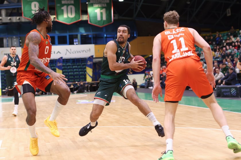 Mecz WKS Śląsk Wrocław - Cedevita Olimpija Ljubljana w Hali Orbita, 10 luty 2026 r.