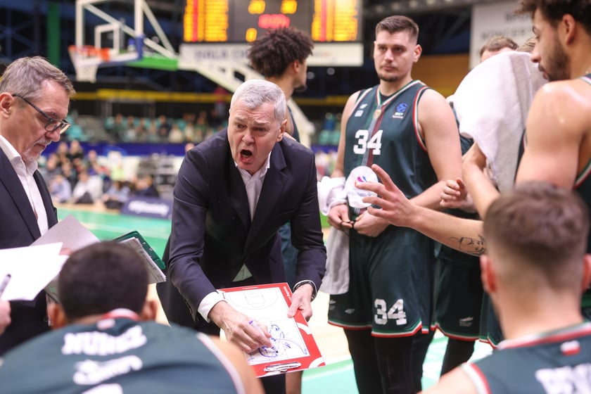 Mecz WKS Śląsk Wrocław - Cedevita Olimpija Ljubljana w Hali Orbita, 10 luty 2026 r.