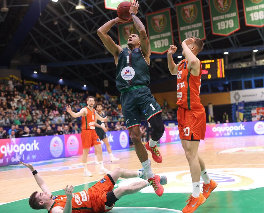 Mecz WKS Śląsk Wrocław - Cedevita Olimpija Ljubljana w Hali Orbita, 10 luty 2026 r.
