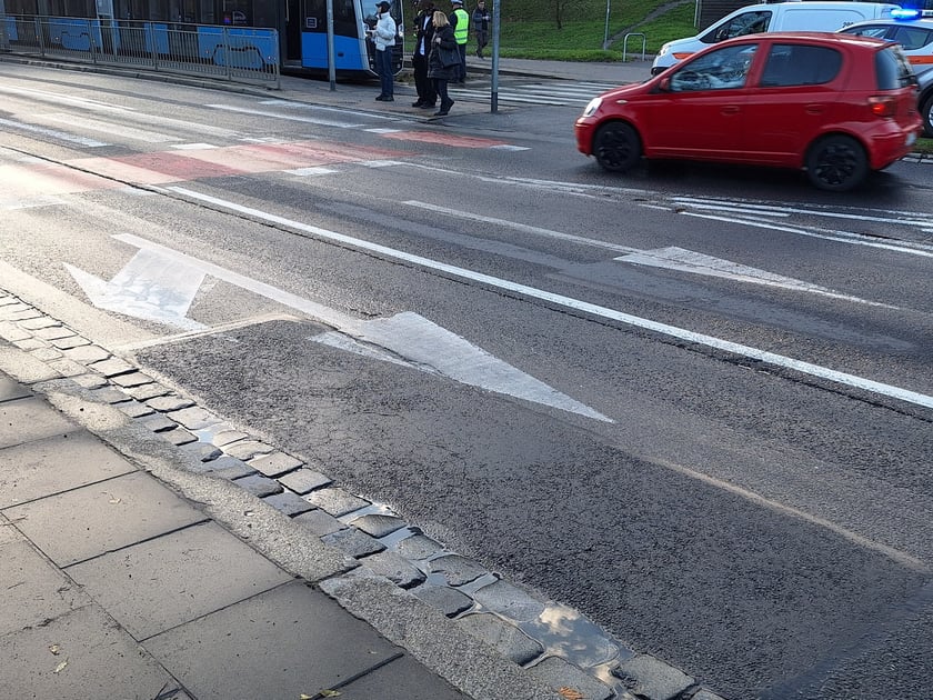 Odcinek ul. Grabiszyńskiej między Fiołkową a cmentarzem, który zostanie wyremontowany.