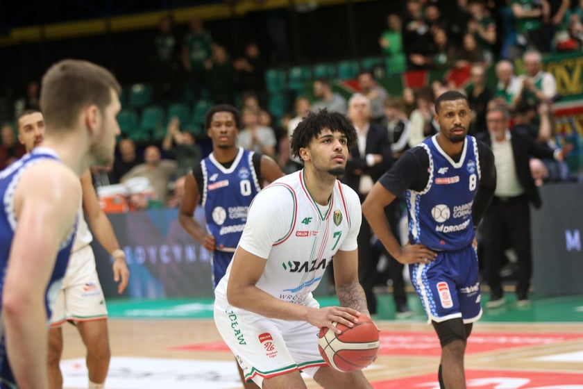 Mecz koszykówki Śląsk Wrocław - MKS Dąbrowa Górnicza w hali Orbita, 5 marca 2026 r.