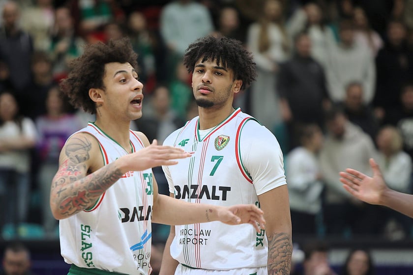 Mecz koszykówki Śląsk Wrocław - MKS Dąbrowa Górnicza w hali Orbita, 5 marca 2026 r.