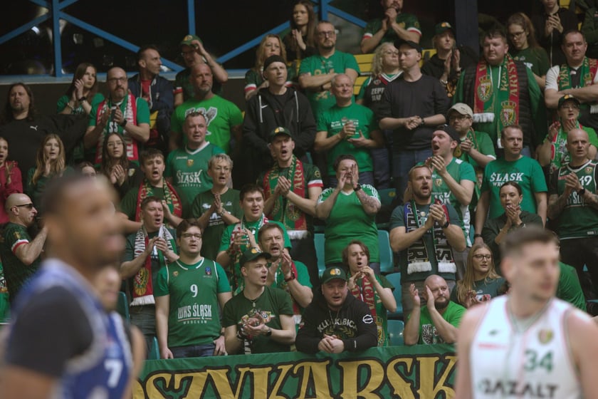 Mecz koszykówki Śląsk Wrocław - MKS Dąbrowa Górnicza w hali Orbita, 5 marca 2026 r.