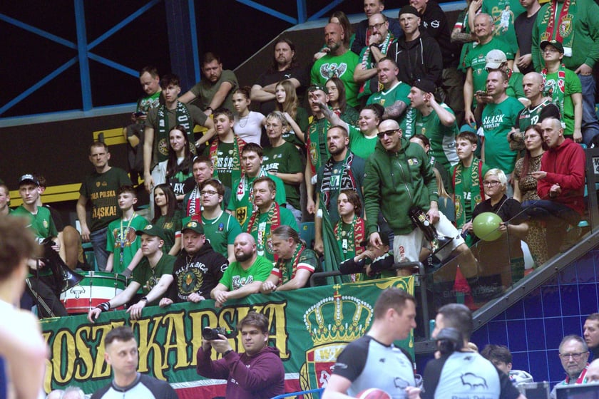 Mecz koszykówki Śląsk Wrocław - MKS Dąbrowa Górnicza w hali Orbita, 5 marca 2026 r.