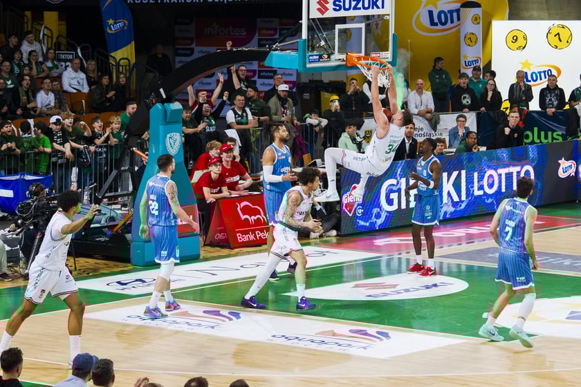 Mecz koszykówki Śląsk Wrocław - Górnik Wałbrzych w Hali Stulecia 10 marca 2026 r.