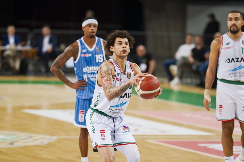 Mecz koszykówki Śląsk Wrocław - Górnik Wałbrzych w Hali Stulecia 10 marca 2026 r.