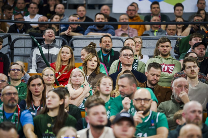 Mecz koszykówki Śląsk Wrocław - Górnik Wałbrzych w Hali Stulecia 10 marca 2026 r.