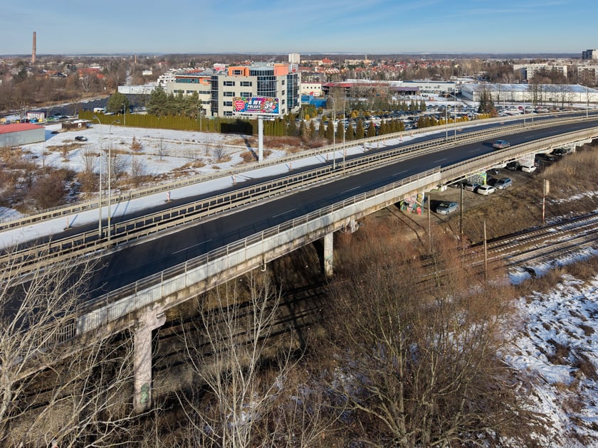 Estakada na Al. Sobieskiego.