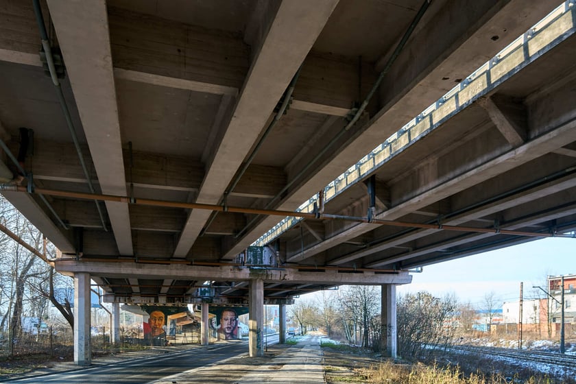 Estakada na Al. Sobieskiego.