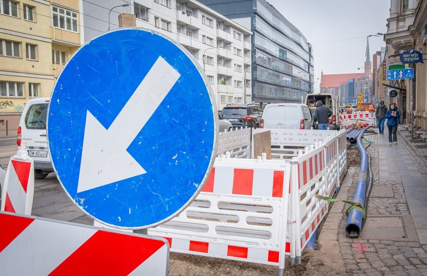 Wymiana rur wodociągowych na ul. Skargi.