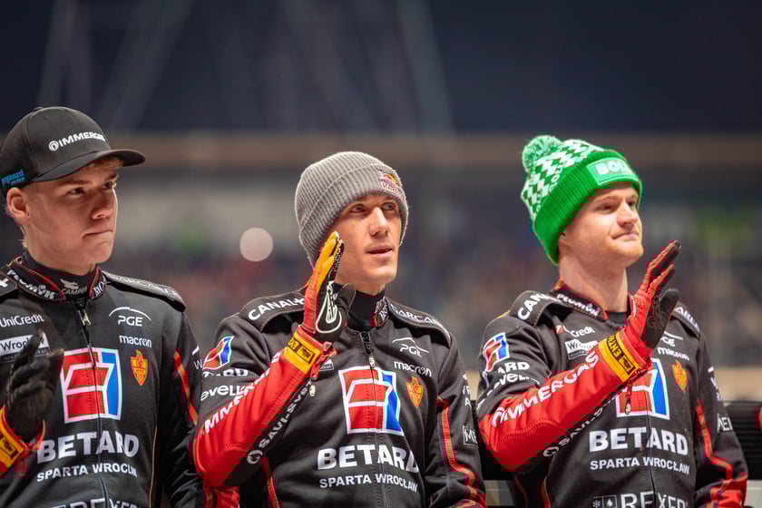 Spotkanie  PGE Ekstraligi  żużla - Sparta Wrocław - Falubaz Zielona Góra - 10 kwietnia 2026 r. we Wrocławiu.