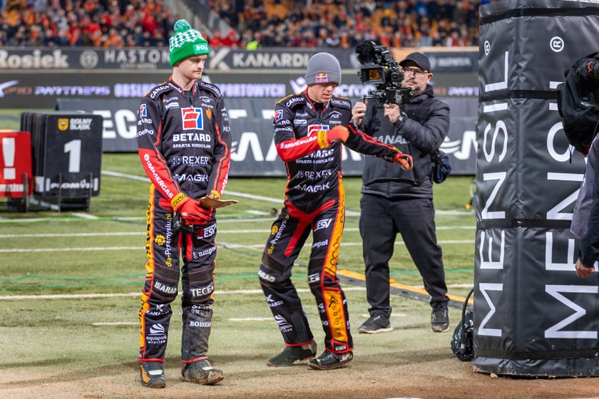 Spotkanie  PGE Ekstraligi  żużla - Sparta Wrocław - Falubaz Zielona Góra - 10 kwietnia 2026 r. we Wrocławiu.