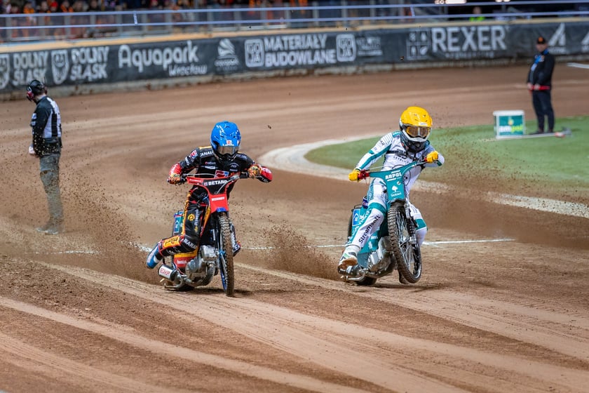 Spotkanie  PGE Ekstraligi  żużla - Sparta Wrocław - Falubaz Zielona Góra - 10 kwietnia 2026 r. we Wrocławiu.