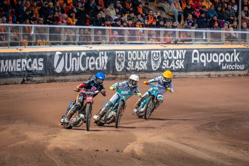 Spotkanie  PGE Ekstraligi  żużla - Sparta Wrocław - Falubaz Zielona Góra - 10 kwietnia 2026 r. we Wrocławiu.