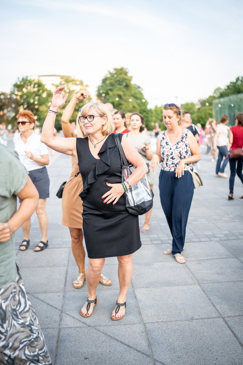 Pl. Wolności stał się wielkim tanecznym parkietem we Wrocławiu, 25.06.2022 r.