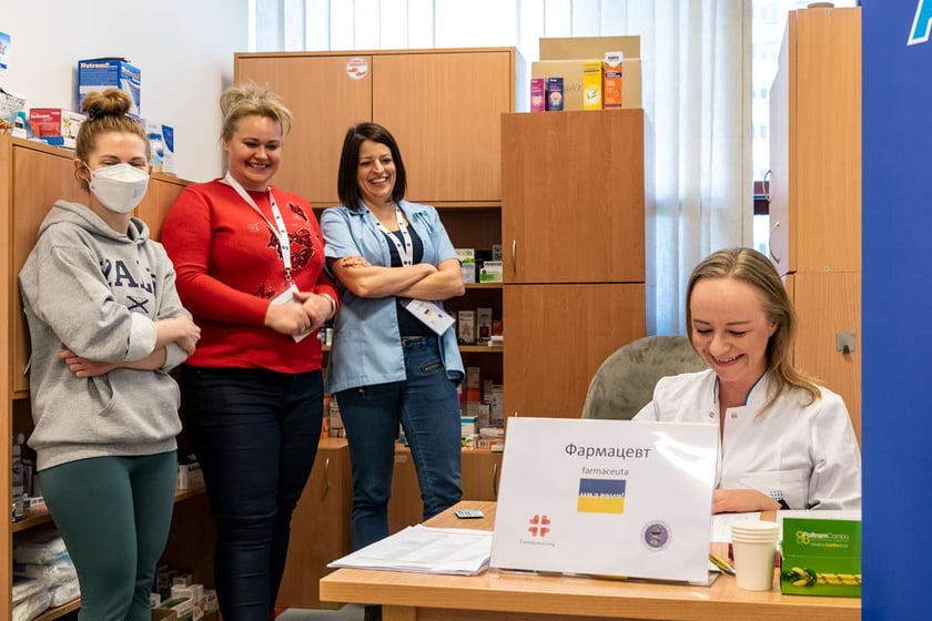 Punkt Pomocy Farmaceutycznej dla uchodźców