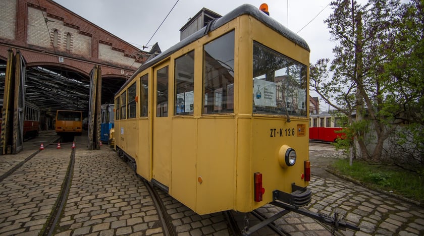 Jeden z pięknie zachowanych tramwajów z Breslau