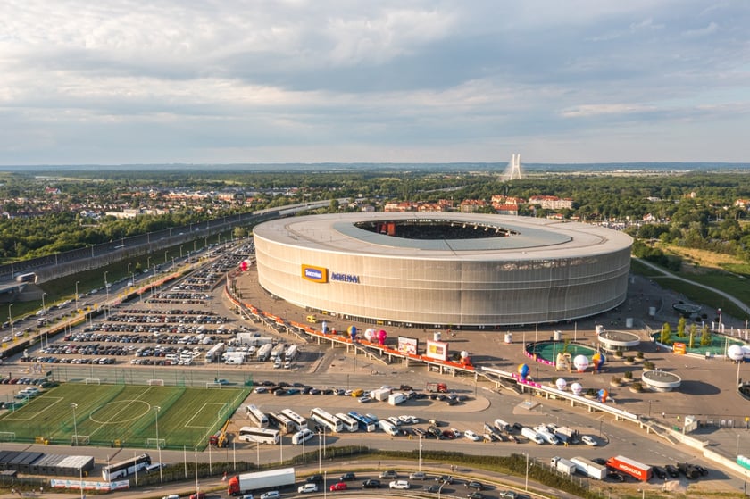 fot. Tarczyński Arena Wrocław podczas meczu Polska-Walia 1 czerwca 2022 r.