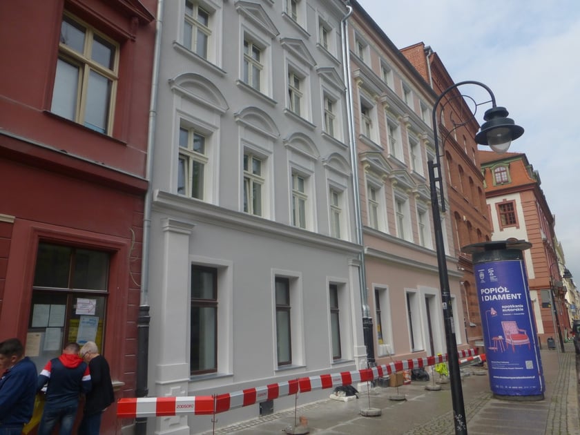 Odnowione kamienice przy pl. Nankiera