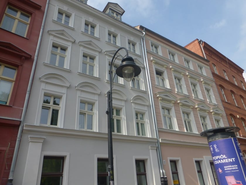 Odnowione kamienice przy pl. Nankiera