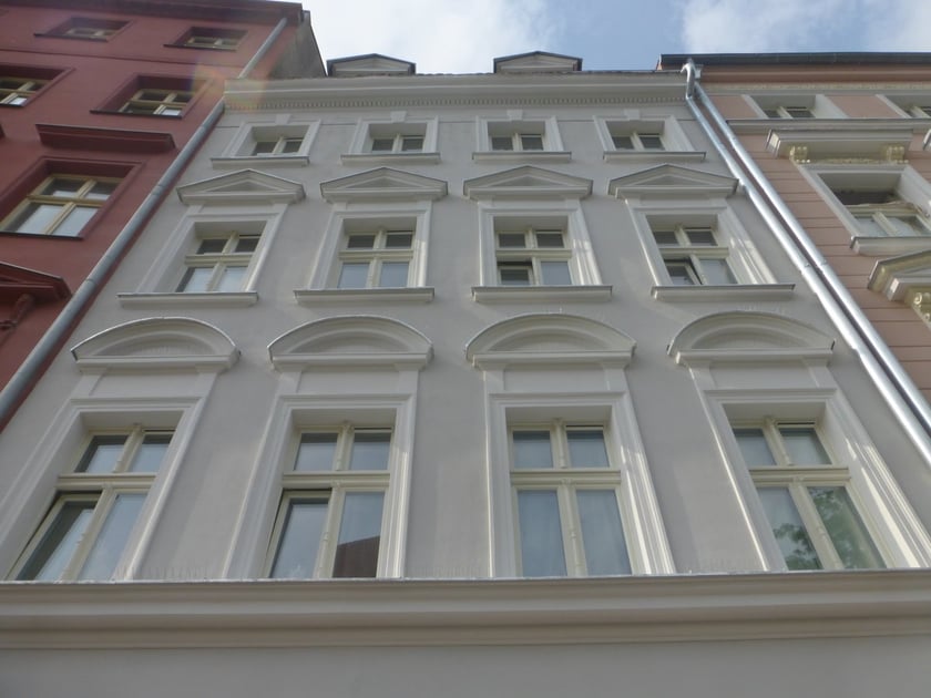 Odnowione kamienice przy pl. Nankiera