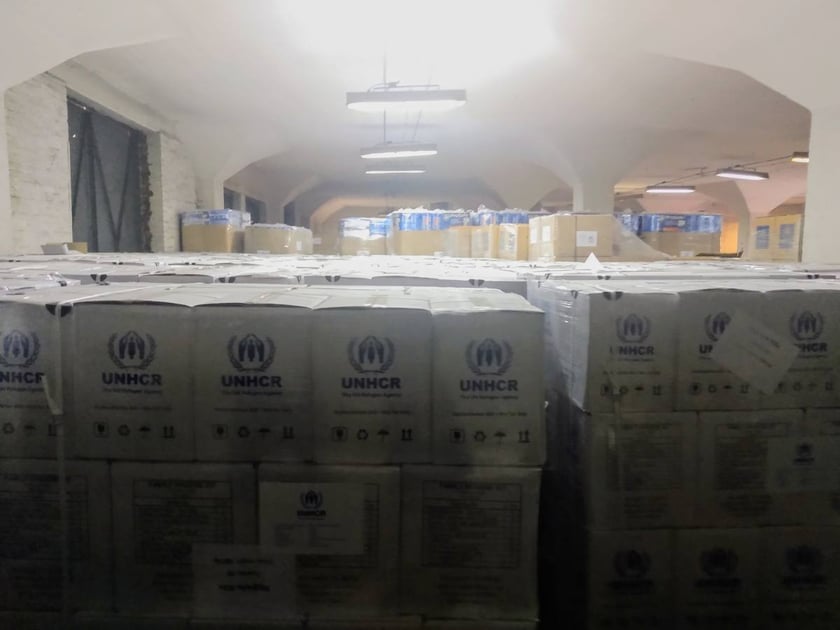 Zestawy środków czystości od UNHCR