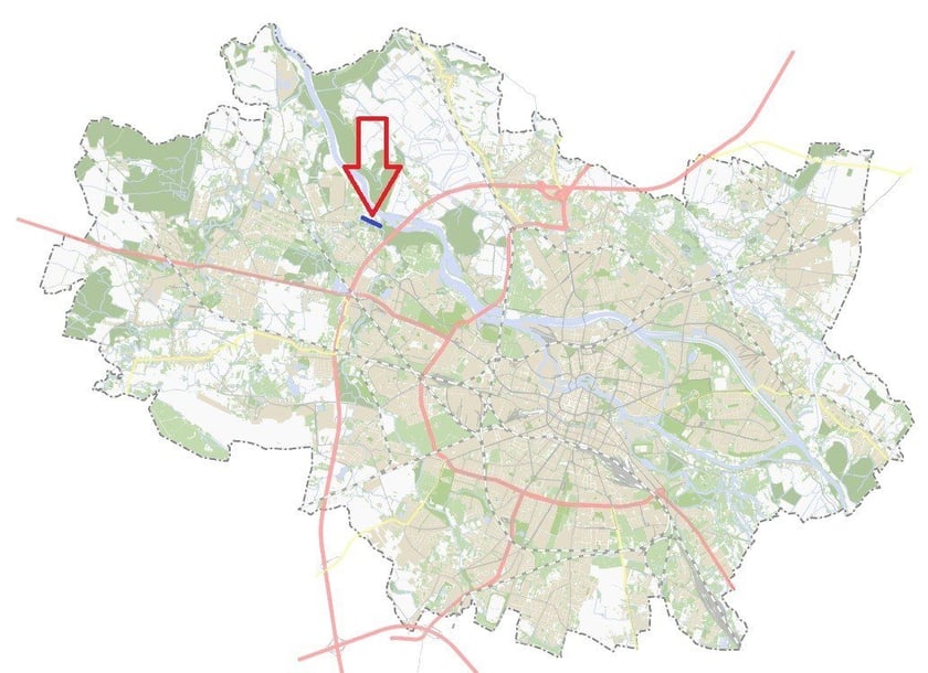 Ślęzoujście - mapa