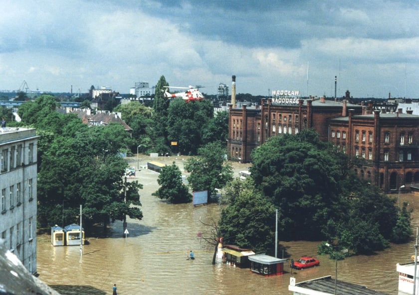 Nadodrze, Wrocław, powódź 1997
