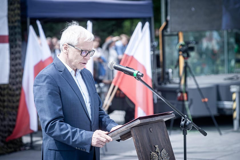 Uroczysta przysięga żołnierzy 16. Dolnośląskiej Brygady Obrony Terytorialnej
